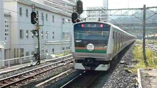 [HD]E233-3000 コツE01　回送　熱海駅発車