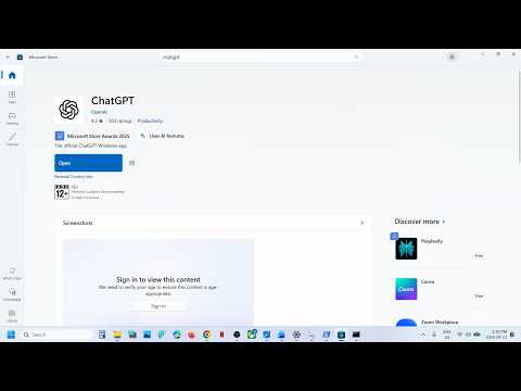 Fix ChatGPT Not Installing From Microsoft Store On Windows 11/10 PC