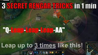 Improve your MECHANIX in 1 min! Optimizing Rengar's Combos with these 3 Tricks