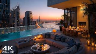 Gentle Jazz Music in Luxury Apartment Ambience - 4K Sunset View with Soft Jazz Melodies for Focus screenshot 5
