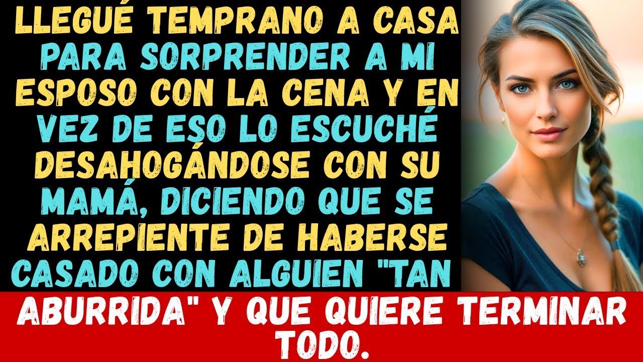 Llegué temprano a la casa para sorprender a mi esposo con la cena, pero en lugar de eso lo encontré.