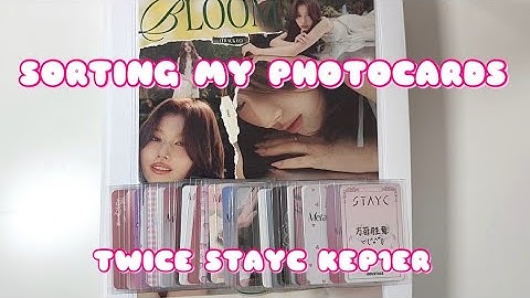 organizing photocards in my binder #50 [stayc, kep1er, & twice]