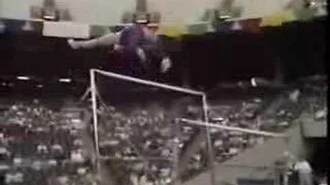 Janet Morin - 1991 Worlds Team Optionals - Uneven ...