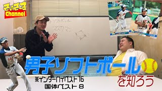 【ナベ熱弁】男子ソフトボールを知ろう【そいそ〜す】