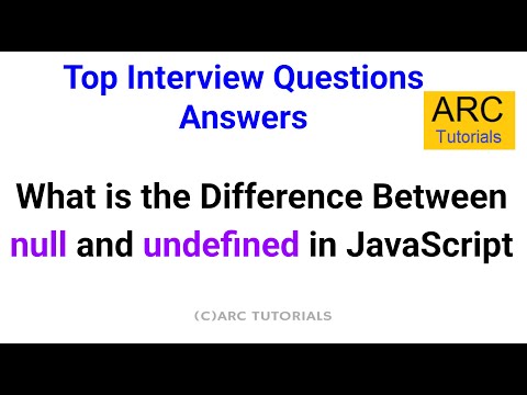 Difference Between null and undefined in JavaScript | Fullstack interview questions answers