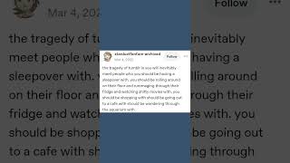 Tumblr Moots Be Like, Tumblr Post #tumblr #tumblrtextpost #tumblrpost