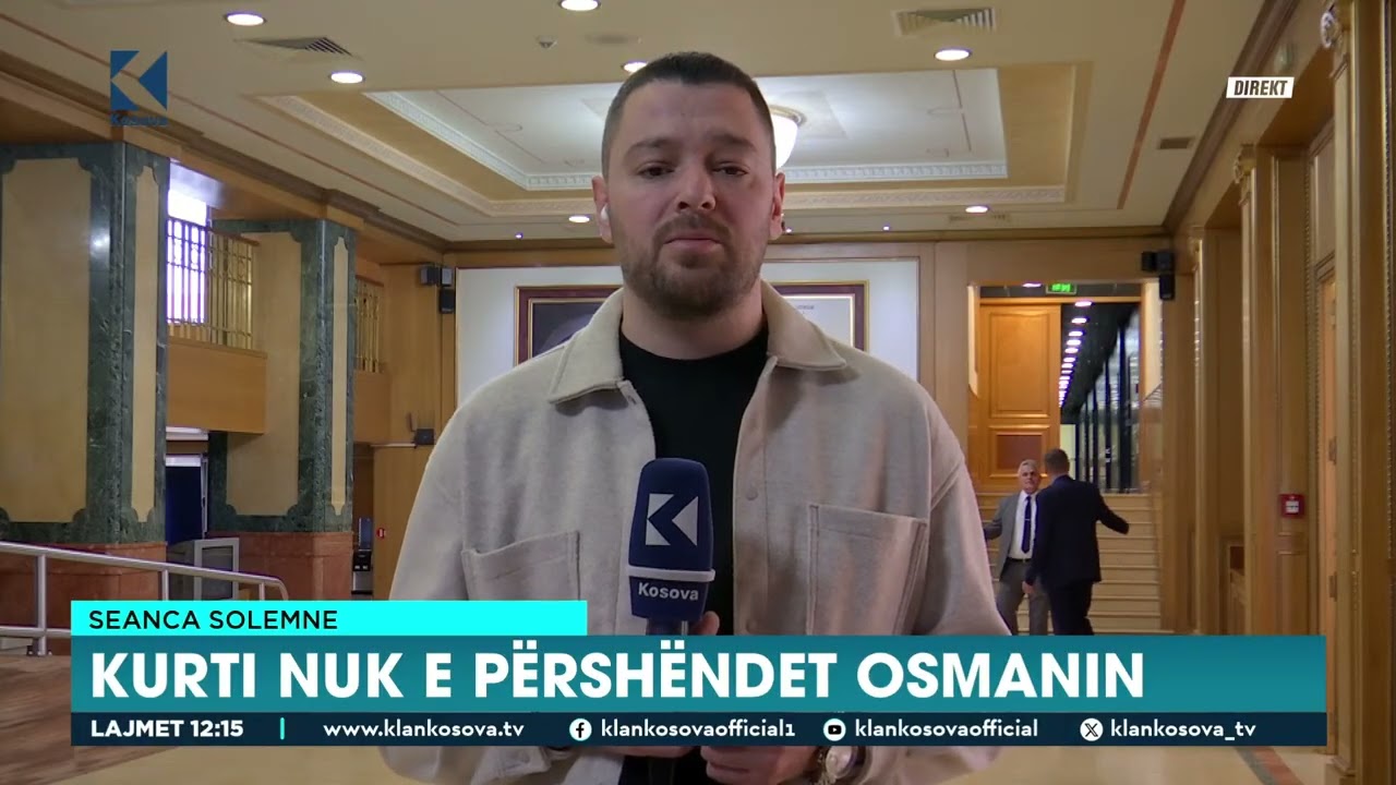Seanca solemne - Kurti nuk e përshëndet Osmanin