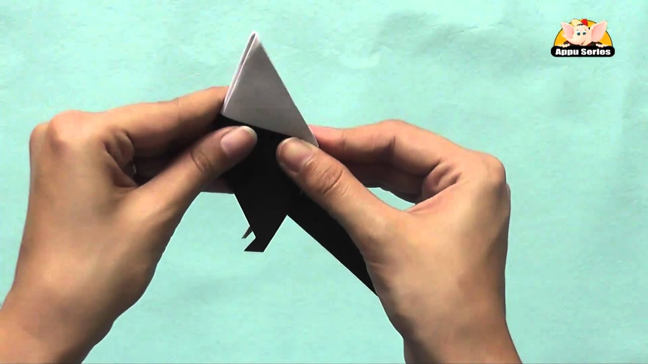 Origami in Marathi Let's learn to make a Bird YouTube