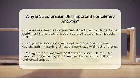 Why Is Structuralism Still Important For Literary Analysis? - The Prose Path