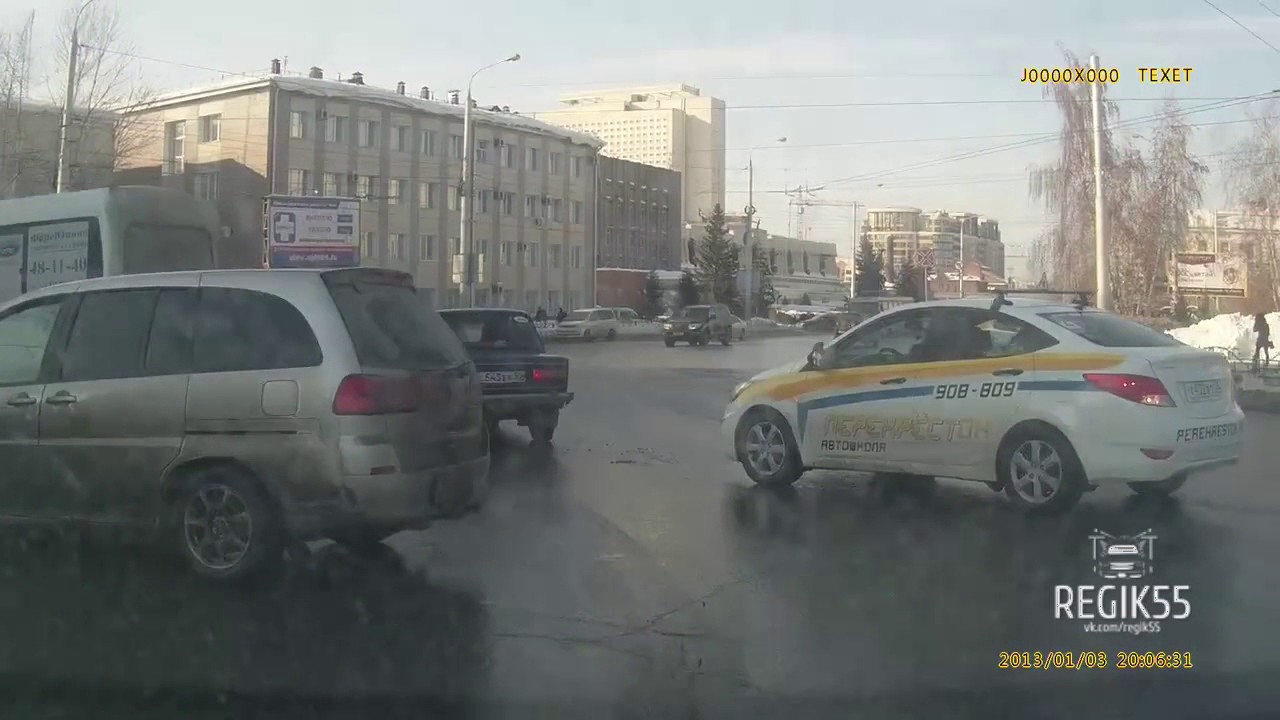 Авария с учебной машиной