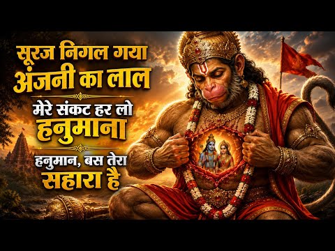 सूरज निगल गया अंजनी का लाल | Hanuman Bhajan| मन को शांति देने वाला हनुमान भजन |Hanuman Chalisa Vibes