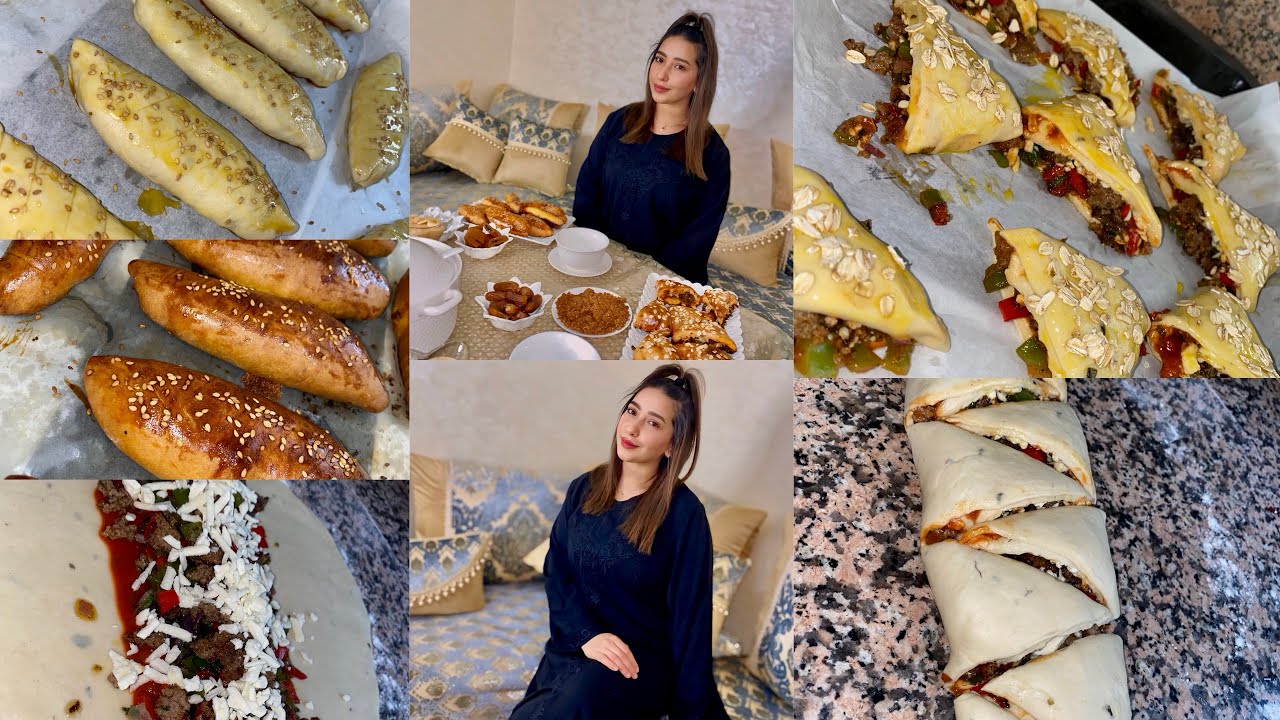 روتين يوم تاني فرمضان🌙بعجينة وحدة خرجت جوج شهيوات ساهلين😍فطائر بحشوة اقتصادية👌🏻ميني باكيط بطون