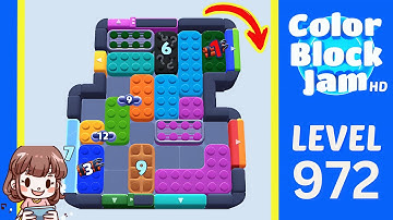 Color Block Jam Level 972 Solution Walkthrough