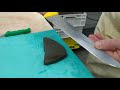 Заточка ножа на камені.How to sharpen a knife