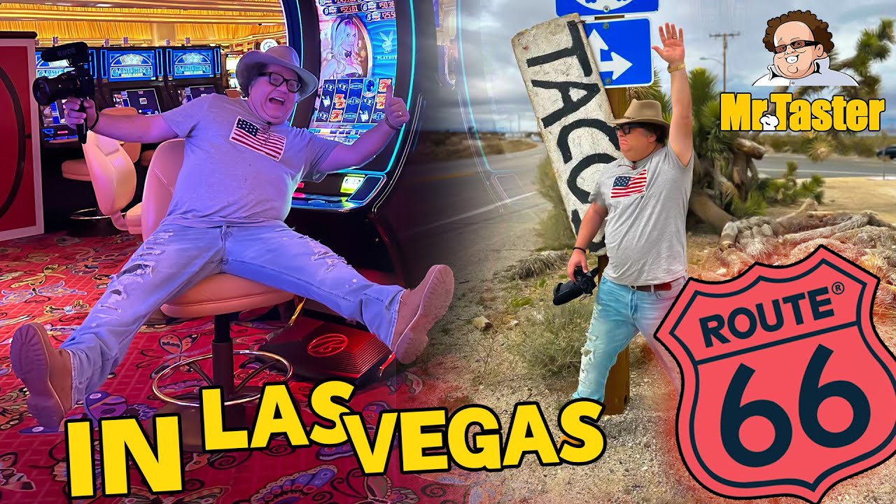 Route 66 Food Challenge! Craziest American steak house in my dream city