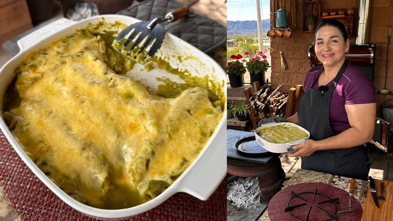Enchiladas en Salsa Verde Estilo Sonora - Receta de Cuaresma - La Herencia de las Viudas