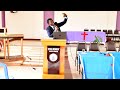 Rev ngere hn  at pcea ruaka church during leaders forum for kiambu presbytery