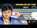 Expression Contains Redundant Bracket or Not solved in JS | GfG | POTD | Streak 413|Sat, 17 Jan 2026