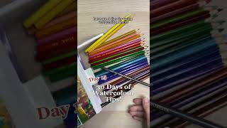 4 TIPS for WATERCOLOUR PENCILS (30 Days of Watercolour Tips)