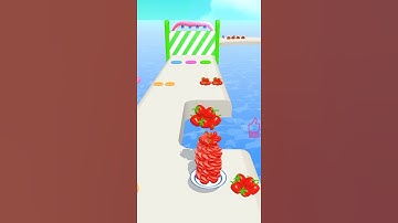 Pancake Run Game All Levels Gameplay iOS, Android Mobile Walkthrough All trailer mix level #shorts