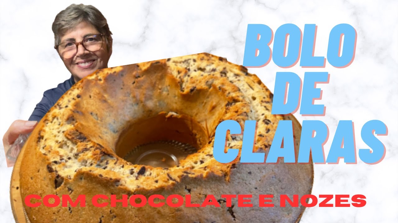 Пирог из яичных белков с грецкими орехами и шоколадом (с использованием оставшихся яичных белков)