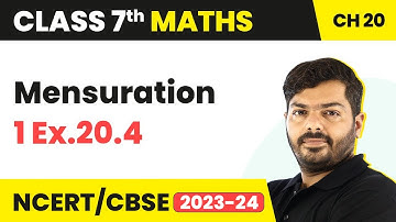 RD Sharma Class 7 Chapter 20 | Mensuration- 1 Ex.20.4 | Class 7 Maths RD Sharma Solutions 2024-25