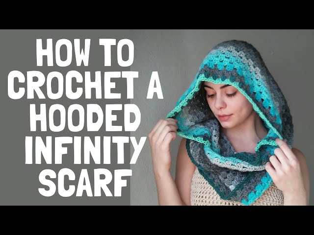 17 Hooded Scarf Crochet Patterns – Great Cozy Gift - A More Crafty Life