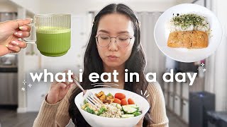 WHAT I EAT IN A DAY 🍵🍱🥗 | how i meal prep | productive day in my life