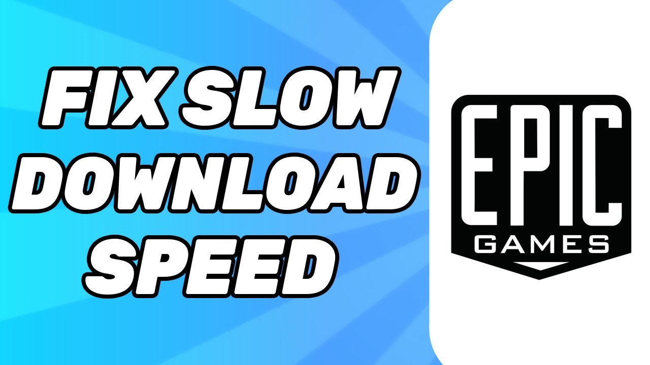 How To Remove Download Speed Limit In Epic Games Launcher 2023 / 2024 
