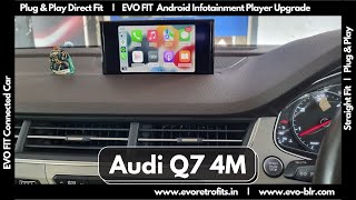 EVO FIT Apple Carplay MMI Interface Upgrade demo on Audi Q7 4M (2016-Up) Android Auto, USB, Camera screenshot 5