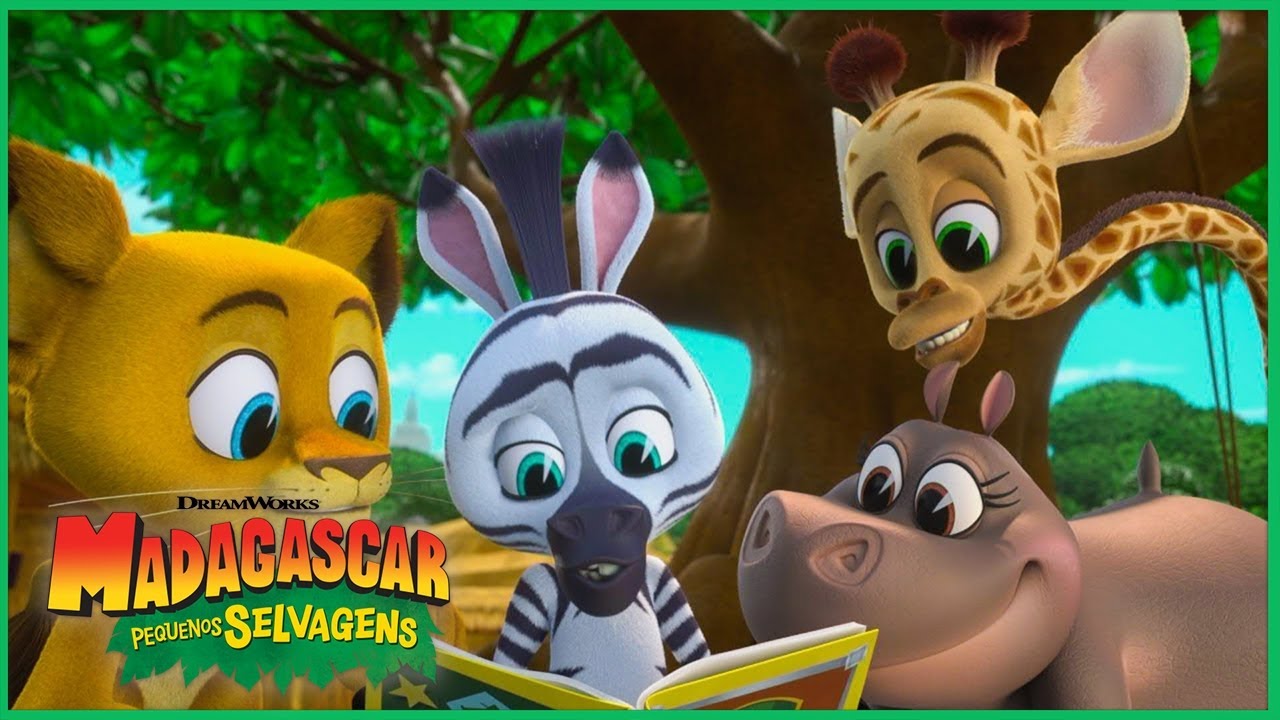 Aprendendo a Ler 📚 | DreamWorks Madagascar em Português