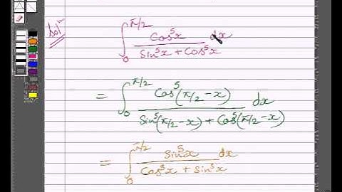 Example:Solve Definite Integral  using Properties