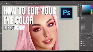 How to edit your eye color in photos to any color in Photoshop (cosplay)