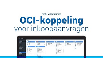 OCI koppeling voor inkoopaanvragen met webshop leverancier