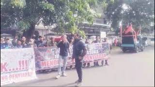 Aksi Demo IWO I DPD Kab. Karawang Penolakan Revisi UU Penyiaran