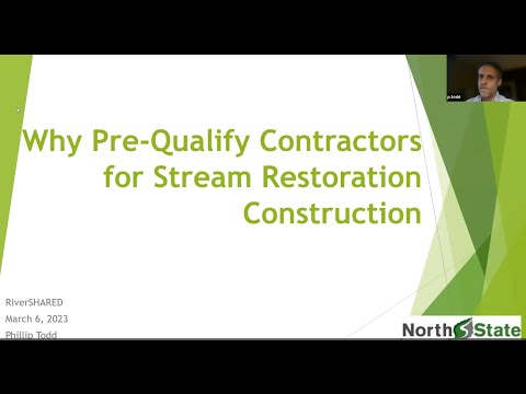 Do You Really Need to Hire a Contractor with Stream Restoration Experience?