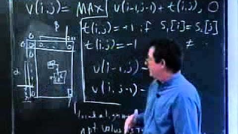 Lecture 9: Local sequence alignment