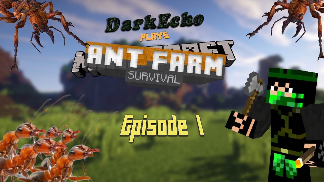 minecraft ant farm survival ep 1 minecraft ant farm survival ep 1