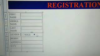 Std-12 chp-1 COMPUTER How to create Registration Form using Kompozer lecture-3