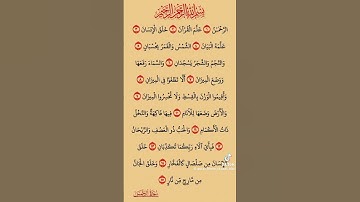 سورة الرحمن ماهر المعيقلي