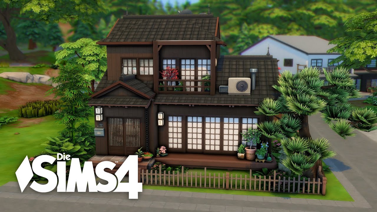 The Sims 4 | Speed Build | Senbamachi Family House - YouTube