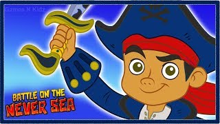 Jake And The Neverland Pirates - Battle On The Never Sea Disney Junior Kids Games