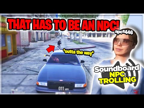 Trolling EVERYONE as a Fake NPC on GTA RP (FUNNIEST COMPILATION 5)