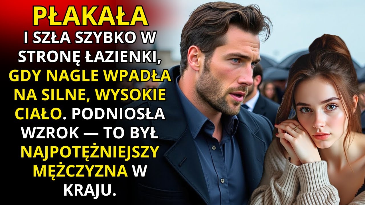 MILIONER CHWYTA W TALII DELIKATNĄ, ZAPŁAKANĄ MŁODĄ KOBIETĘ, KTÓRA IDZIE W POŚPIECHU…