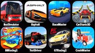 Race Master 3D,Bus Simulator,Asphalt 9,Car Stunts 3D,BB Racing 2,GT Racing 2,Crash Master 3D screenshot 4