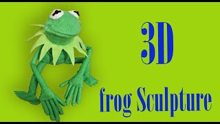Frog doll sculpture DIY