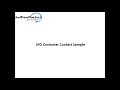 JPO Customer Contact Sample