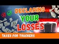 Learning How to LOSE Money! How to LEGALLY Declare your Losses