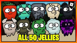 How to get ALL 50 BADGES + JELLIES in FIND THE JELLIES || Roblox