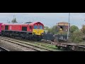 Class 66174 Doing yard work in Didcot sidings 18/10/25